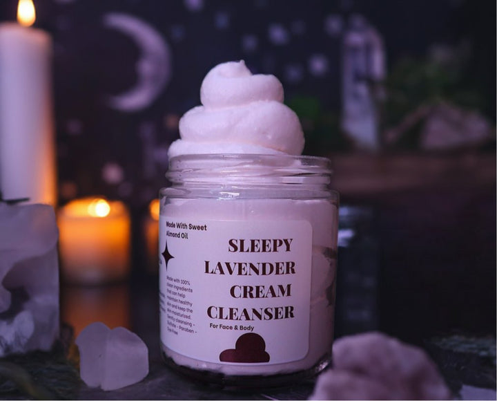 Cream Cleanser - Sleepy Lavender - Soap For Face & Body - Remedy Bath Co.