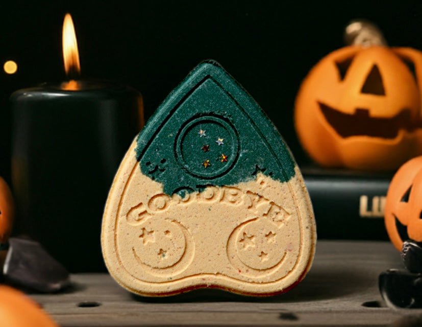 Pumpkin Planchette | Halloween Bath Bomb | Hemp Infused - Remedy Bath Co.