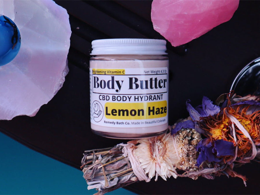 Body Butter - Lemon Haze - Vitamin C - Remedy Bath Co.