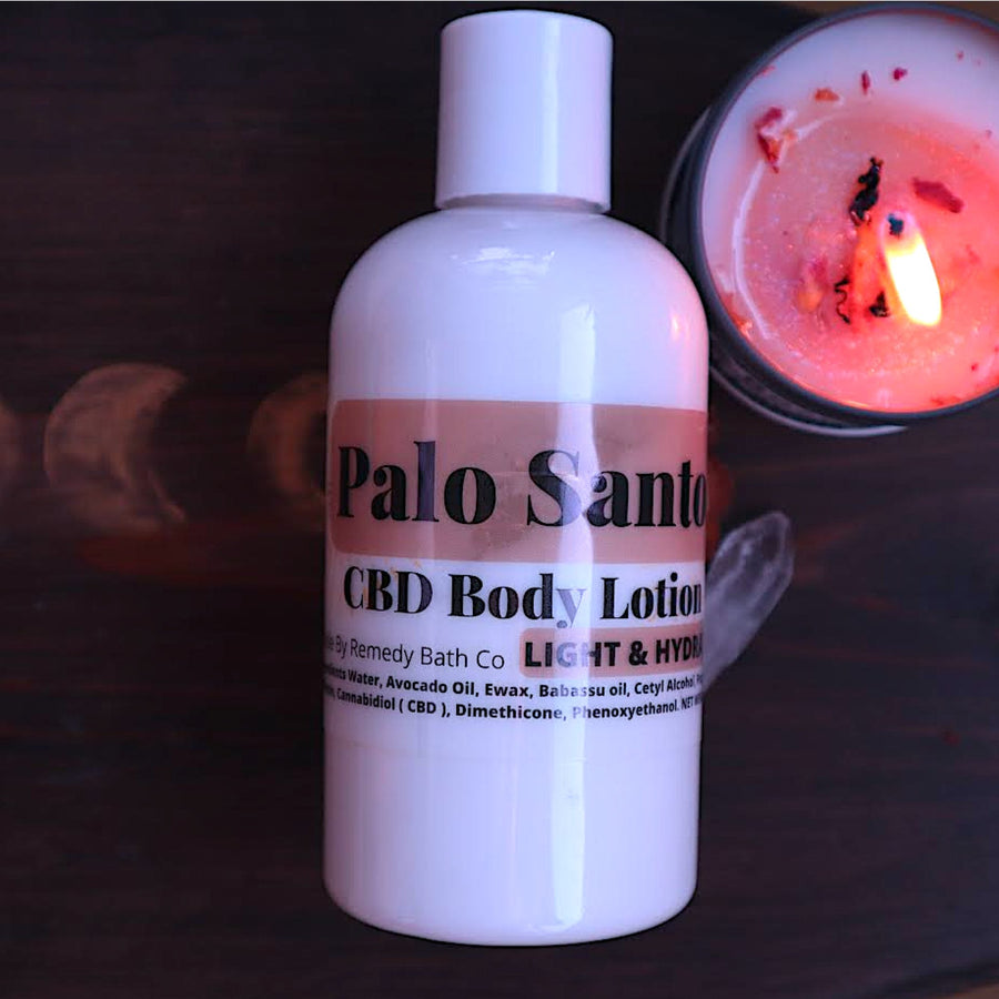 Body Lotion - Palo Santo - Light & Hydrating - Remedy Bath Co.