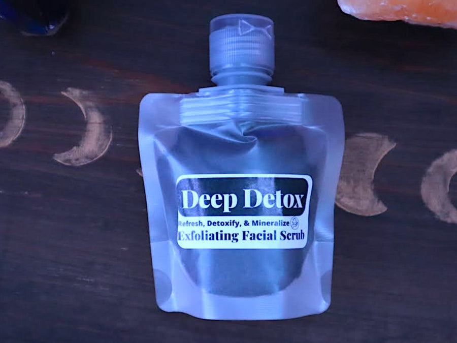 Facial Exfoliator- Deep Detox - Activated Charcoal - Remedy Bath Co.