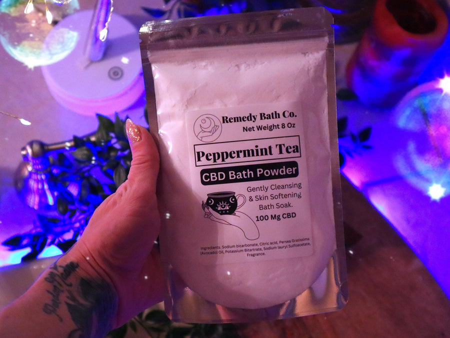 Fizzy Bath Powder - Peppermint Tea - Remedy Bath Co.