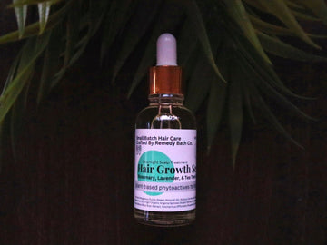 Hair Growth Oil - Rosemary & Lavender Scalp Treatment - Remedy Bath Co.