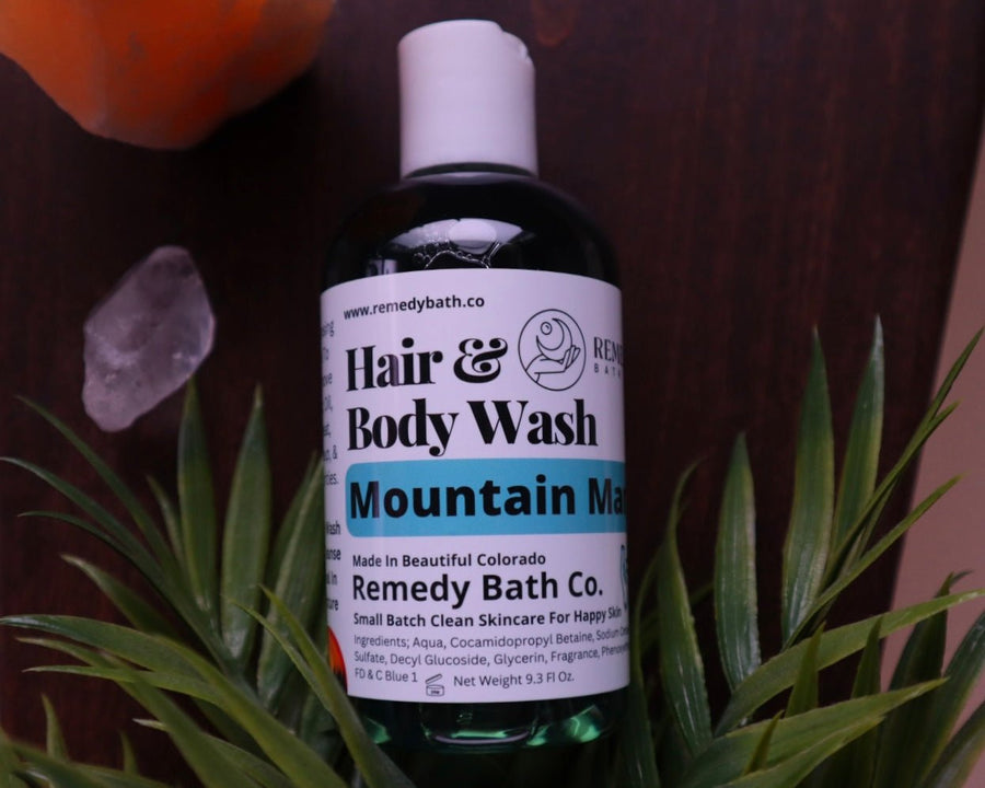 Mountain Man Hair & Body Wash Gel - Remedy Bath Co.