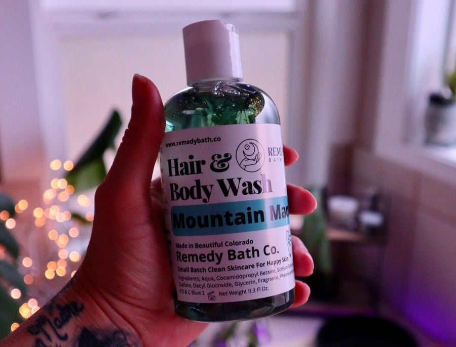 Mountain Man Hair & Body Wash Gel - Remedy Bath Co.