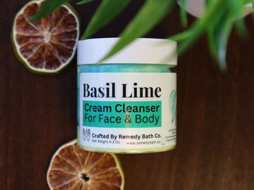 Whipped Soap - Basil Lime - For Face & Body - Remedy Bath Co.